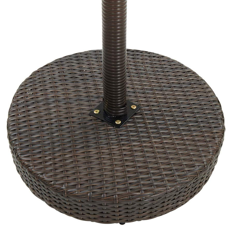 -Delige Tuinbarset Met Kussens Poly Rattan 5 Bruin