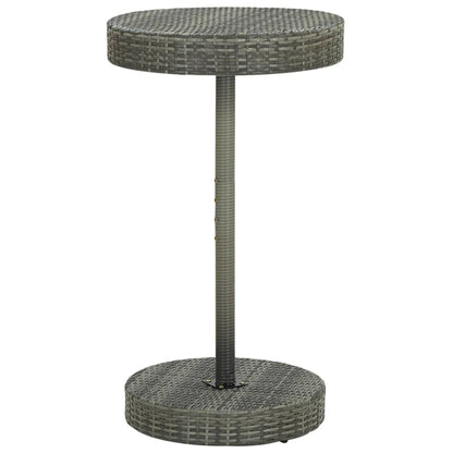 -Delige Tuinbarset Met Kussens Poly Rattan 3 Grijs