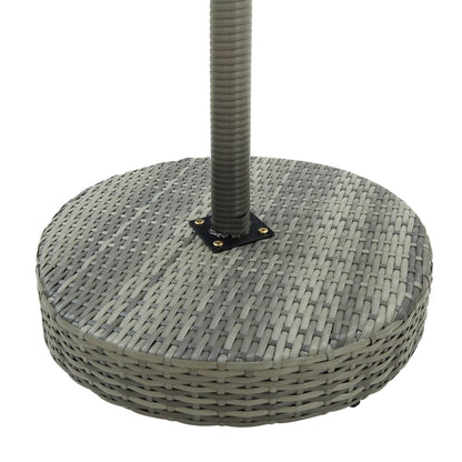 -Delige Tuinbarset Met Kussens Poly Rattan 3 Grijs