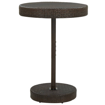 -Delige Tuinbarset Poly Rattan 5 Bruin