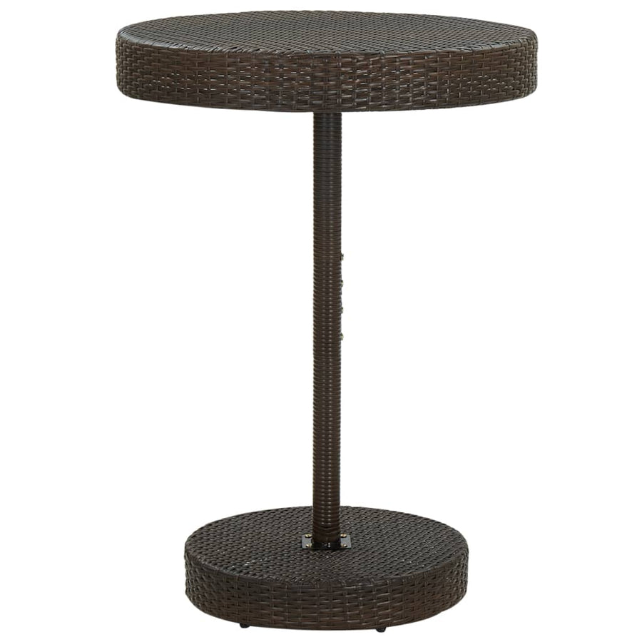 -Delige Tuinbarset Poly Rattan 5 Bruin
