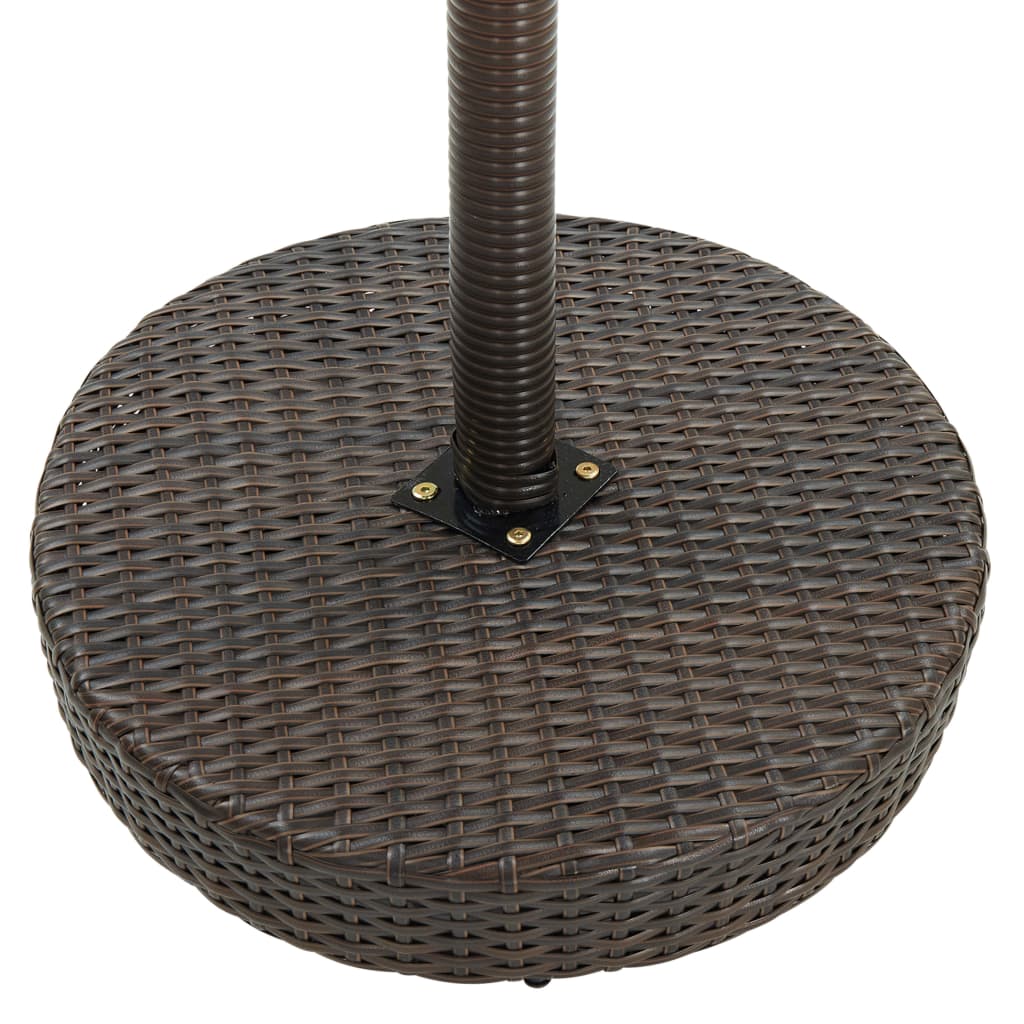 -Delige Tuinbarset Poly Rattan 5 Bruin