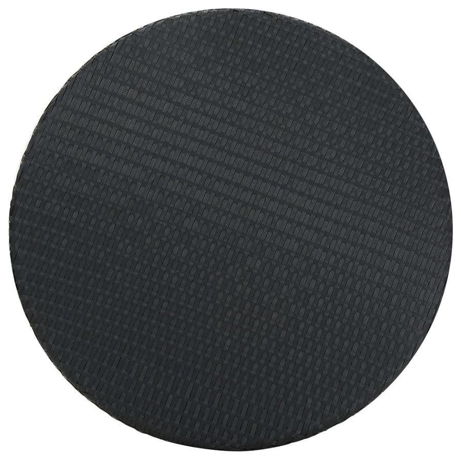 -Delige Tuinbarset Poly Rattan 5 Zwart