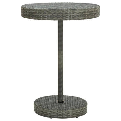 -Delige Tuinbarset Poly Rattan 5 Grijs
