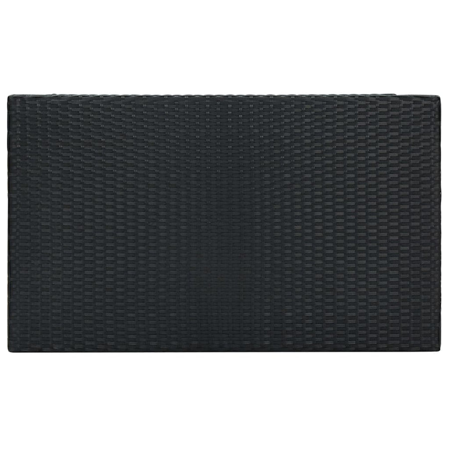 Tuinbarset met kussens poly rattan 7 100 cm tafellengte