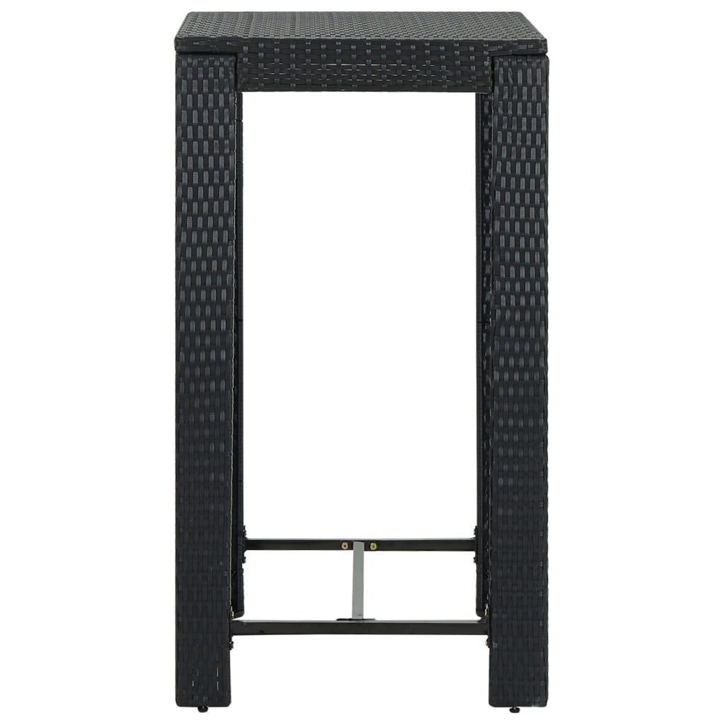3-Delige Tuinbarset Met Kussens Poly Rattan 2