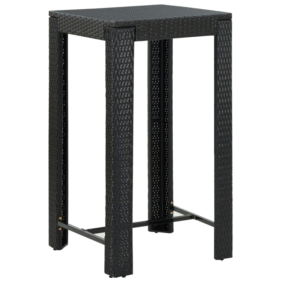 5-Delige Tuinbarset Met Kussens Poly Rattan 4