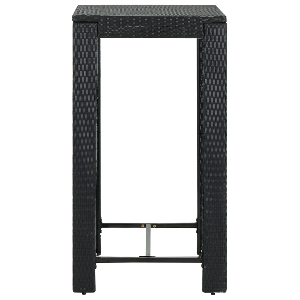 5-Delige Tuinbarset Met Kussens Poly Rattan 4