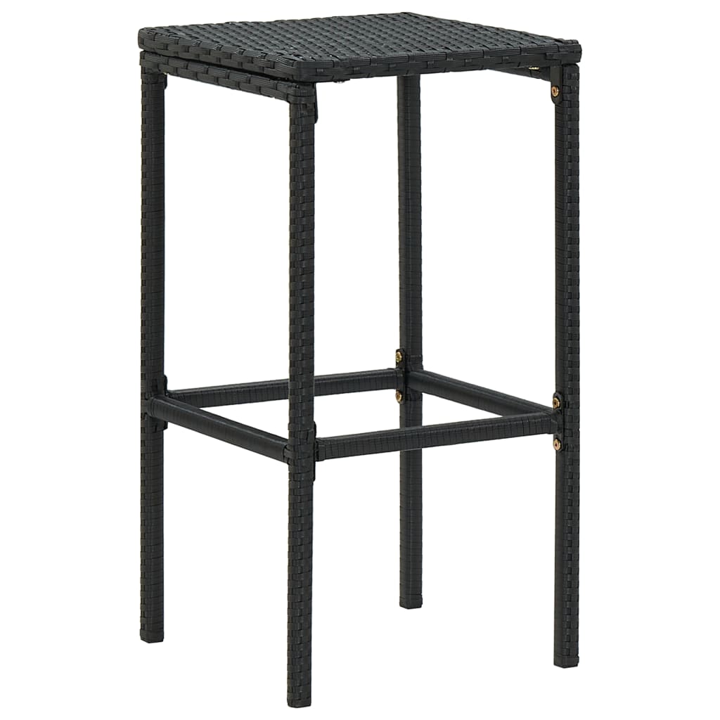 3-Delige Tuinbarset Met Kussens Poly Rattan 2