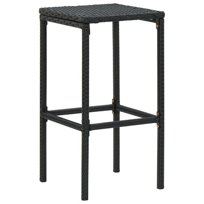 3-Delige Tuinbarset Met Kussens Poly Rattan 2