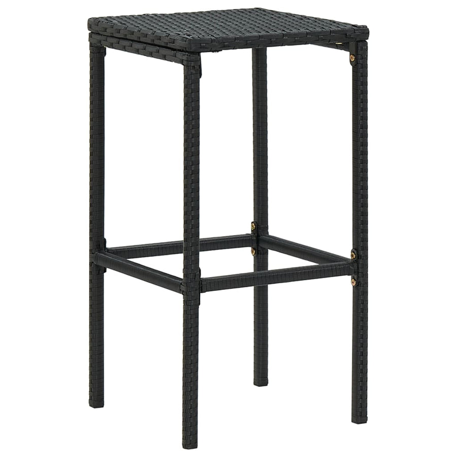 3-Delige Tuinbarset Met Kussens Poly Rattan 2