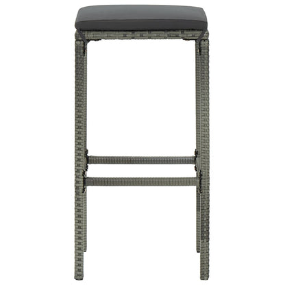 5-Delige Tuinbarset Met Kussens Poly Rattan 4