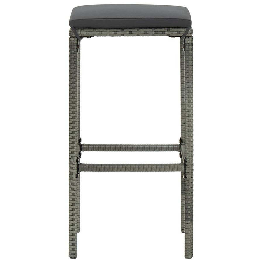 5-Delige Tuinbarset Met Kussens Poly Rattan 4