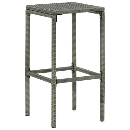 5-Delige Tuinbarset Met Kussens Poly Rattan 4