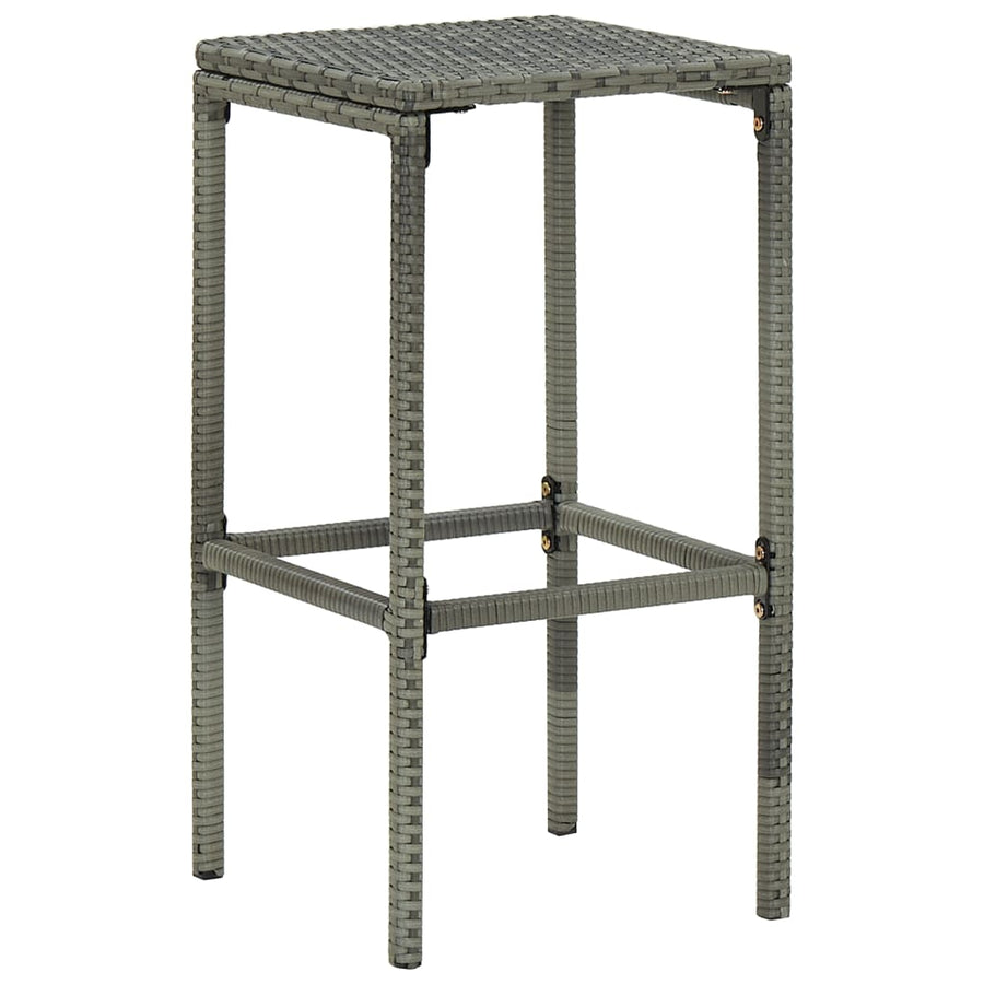 5-Delige Tuinbarset Met Kussens Poly Rattan 4