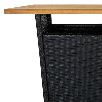 5-Delige Tuinbarset Met Kussens Poly Rattan 4