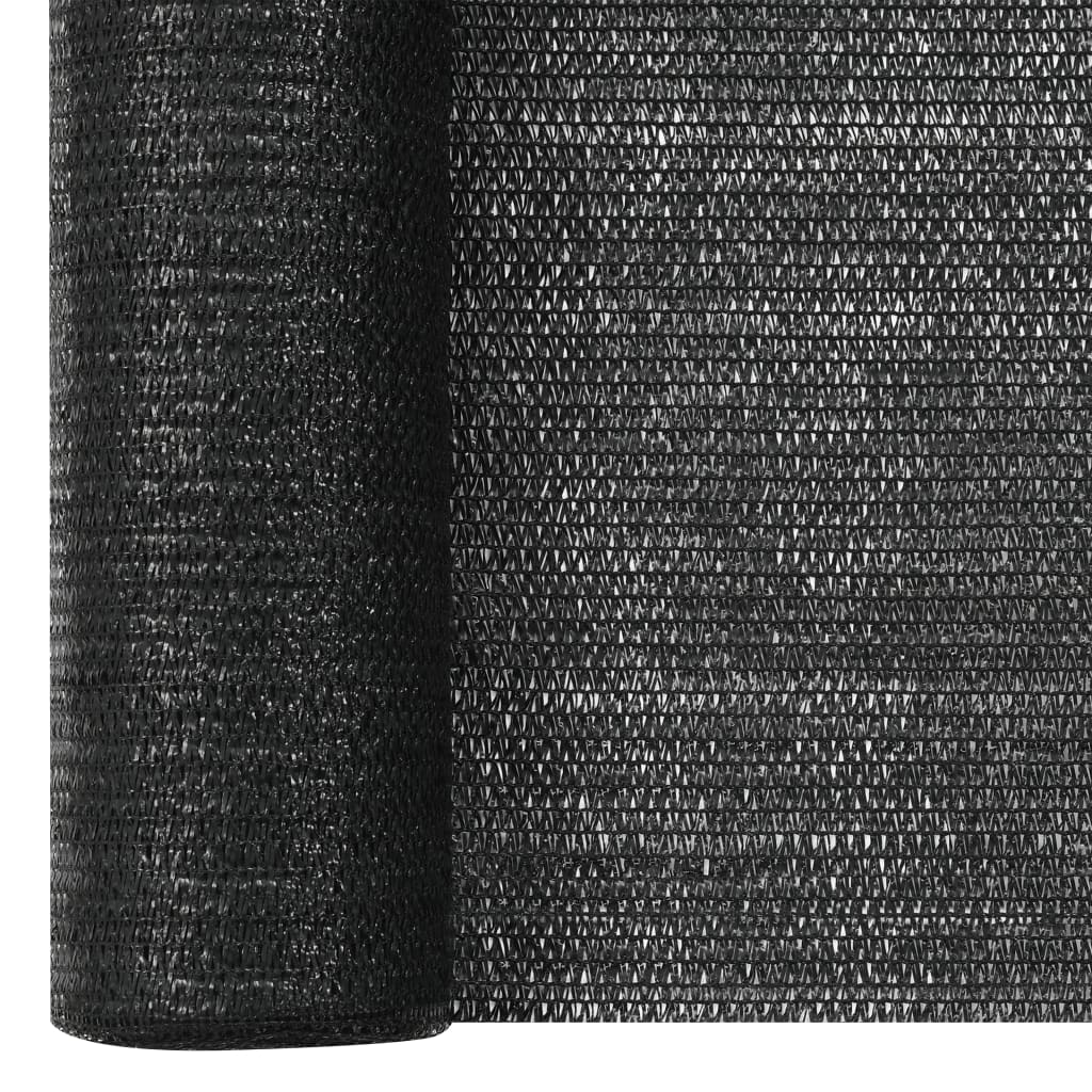 Privacynet 75 g/m² 1,2x10 m HDPE zwart 1.2 x 10 m (75 g/m²)