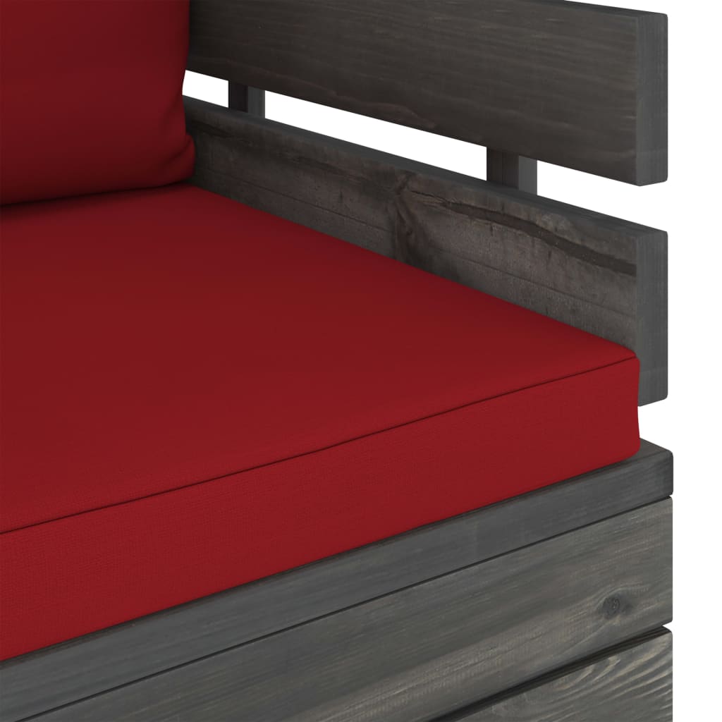 Tuinfauteuil Met Kussens Pallet Grenenhout 1