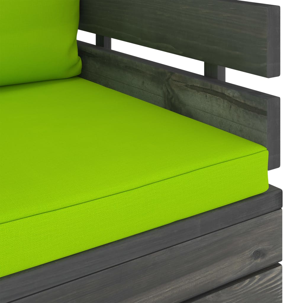 Tuinfauteuil Met Kussens Pallet Grenenhout 1