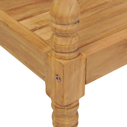 Stoelen Batavia Met Grijze Kussens Massief Teakhout 2