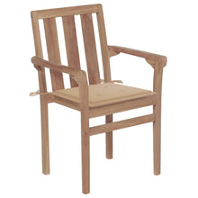 Tuinstoelen Met Kussens Massief Teakhout 2