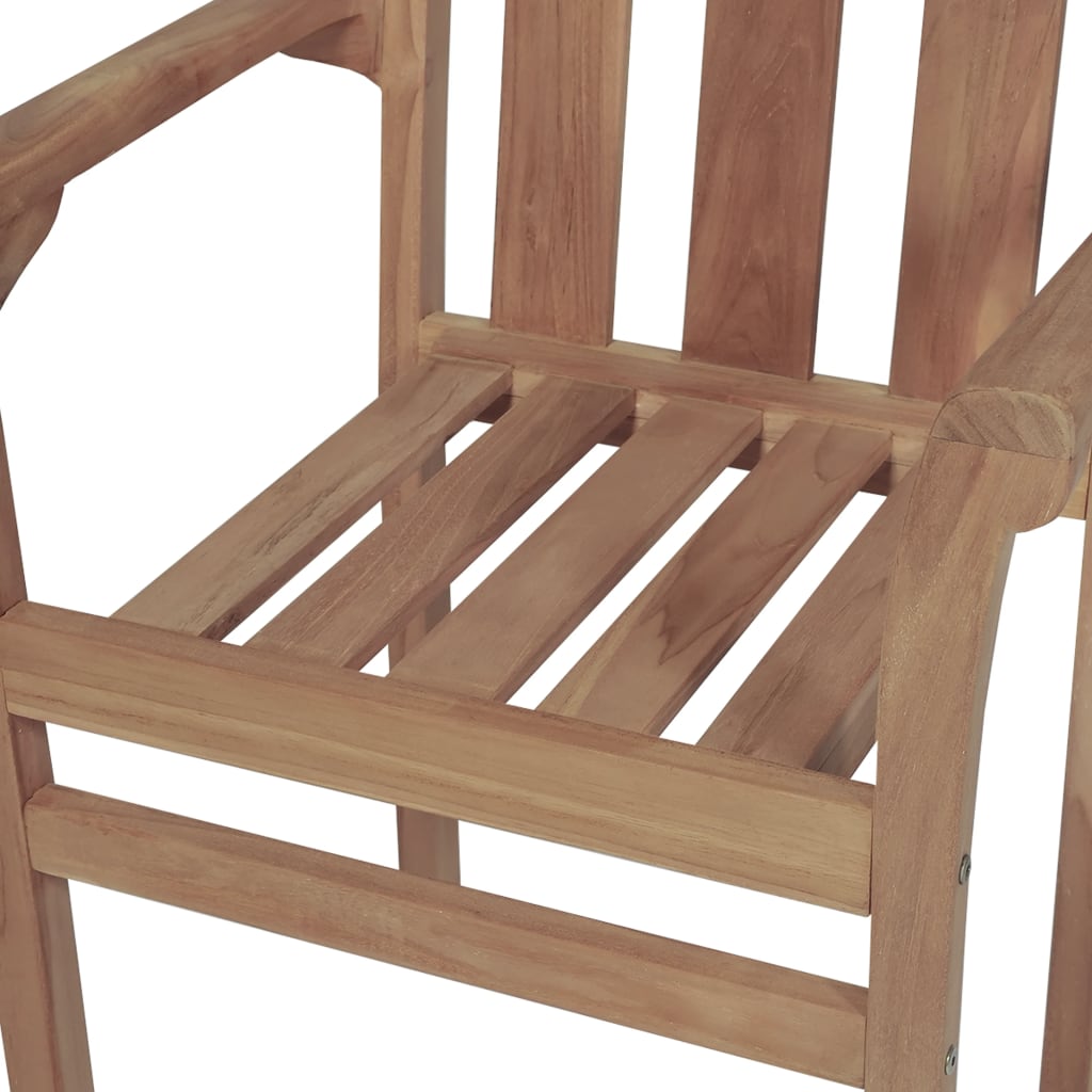 Tuinstoelen Met E Kussens Massief Teakhout 2
