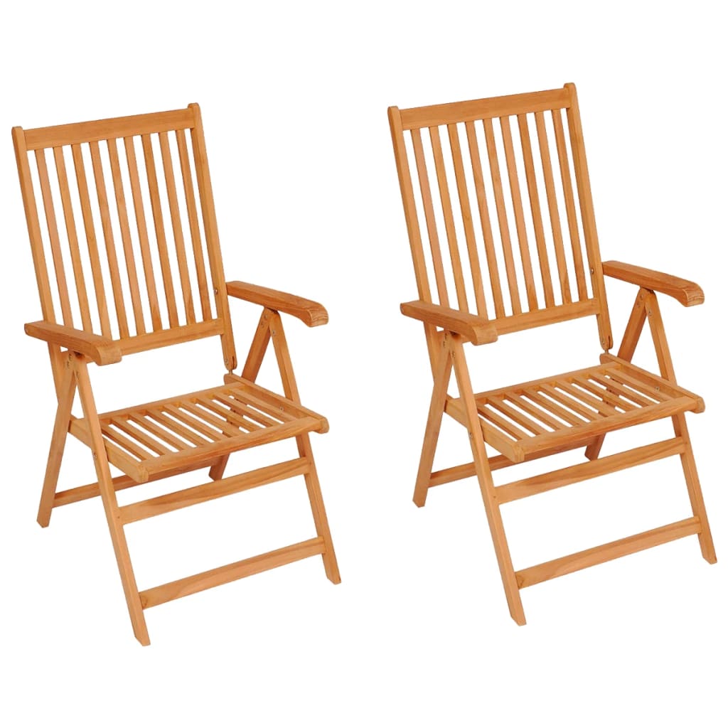 Tuinstoelen Met Kussens Massief Teakhout 2 Taupe