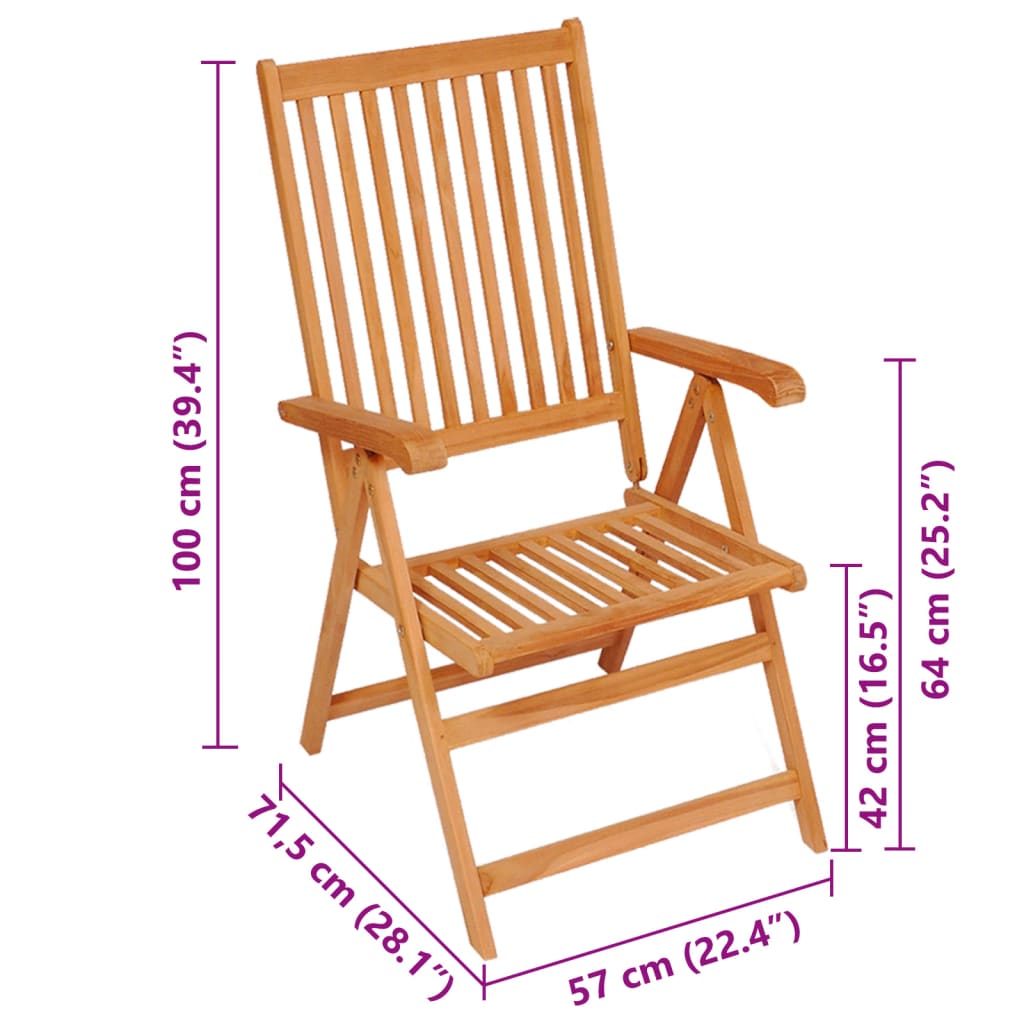 Tuinstoelen 2 St Met Koningsblauwe Kussens Massief Teakhout