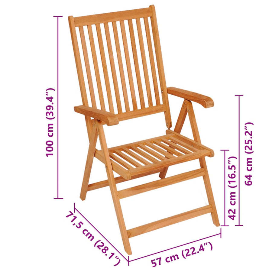Tuinstoelen 2 St Met Koningsblauwe Kussens Massief Teakhout