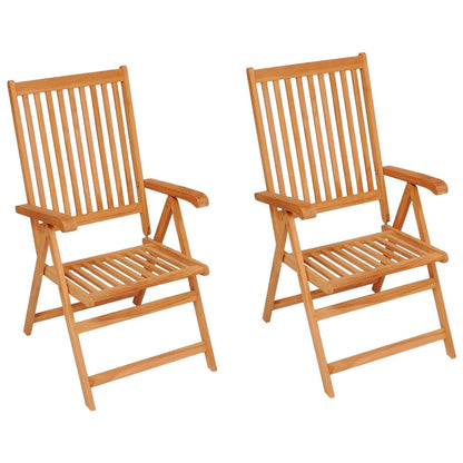 Tuinstoelen Met Rood Geruite Kussens Massief Teakhout 2 Rood ruitpatroon