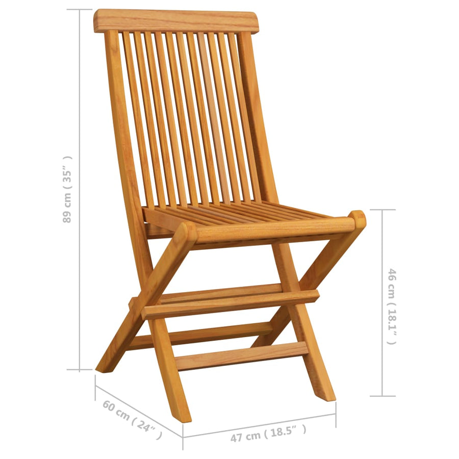 Tuinstoelen Met Witte Kussens Massief Teakhout 2 Crème