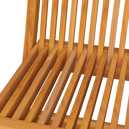 Tuinstoelen 2 St Met Blauwe Kussens Massief Teakhout