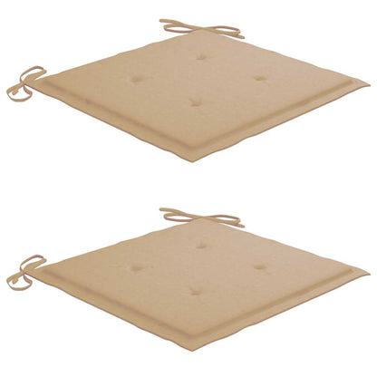 Tuinstoelen Met Kussens Massief Teakhout 2