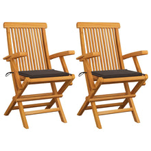 Tuinstoelen Met Kussens Massief Teakhout 2