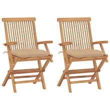 Tuinstoelen Met Kussens Massief Teakhout 2