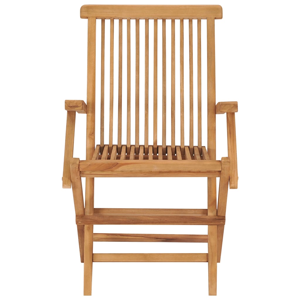 Tuinstoelen 2 St Met Blauwe Kussens Massief Teakhout