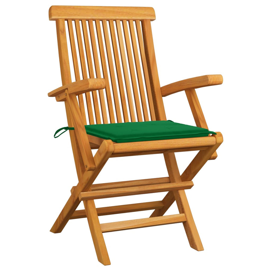 Tuinstoelen Met E Kussens Massief Teakhout 3