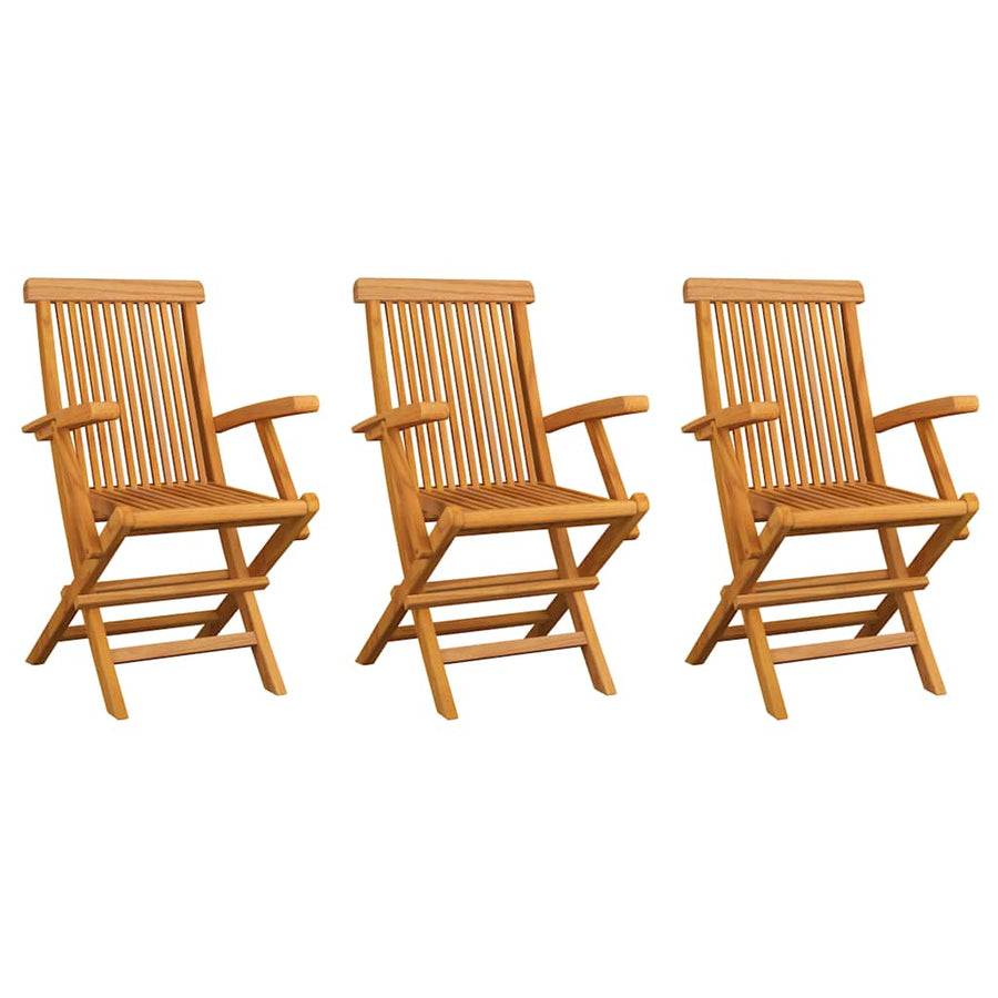Tuinstoelen Met Kussens Massief Teakhout 3