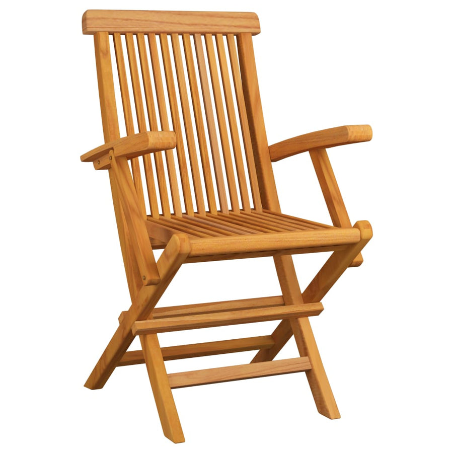 Tuinstoelen Met E Kussens Massief Teakhout 3 Blauw