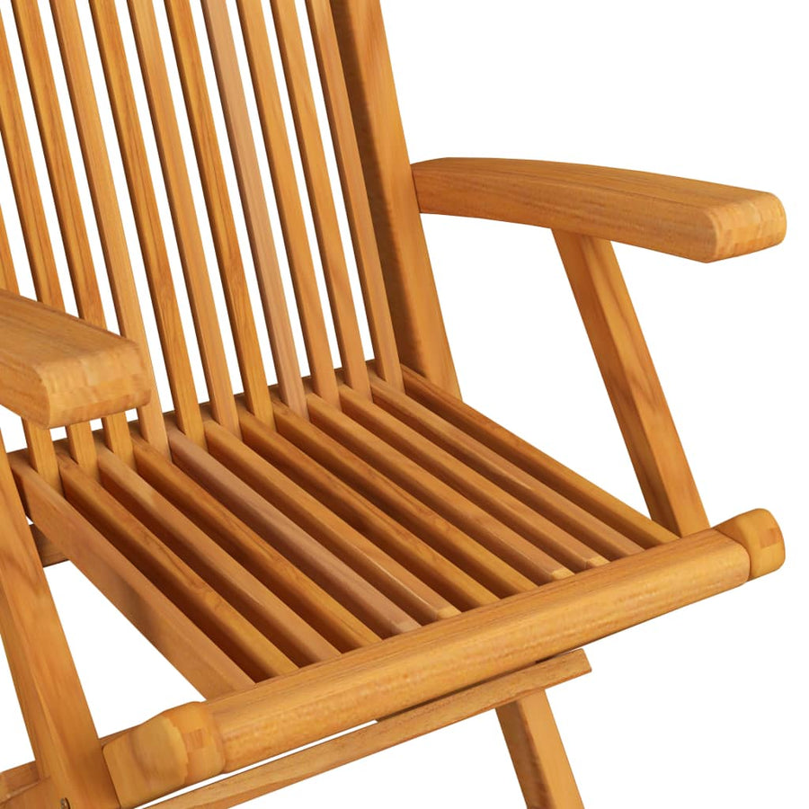 Tuinstoelen Met E Kussens Massief Teakhout 3 Blauw