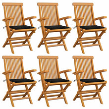 Tuinstoelen Met E Kussens Massief Teakhout 6