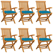 Tuinstoelen Met E Kussens Massief Teakhout 6