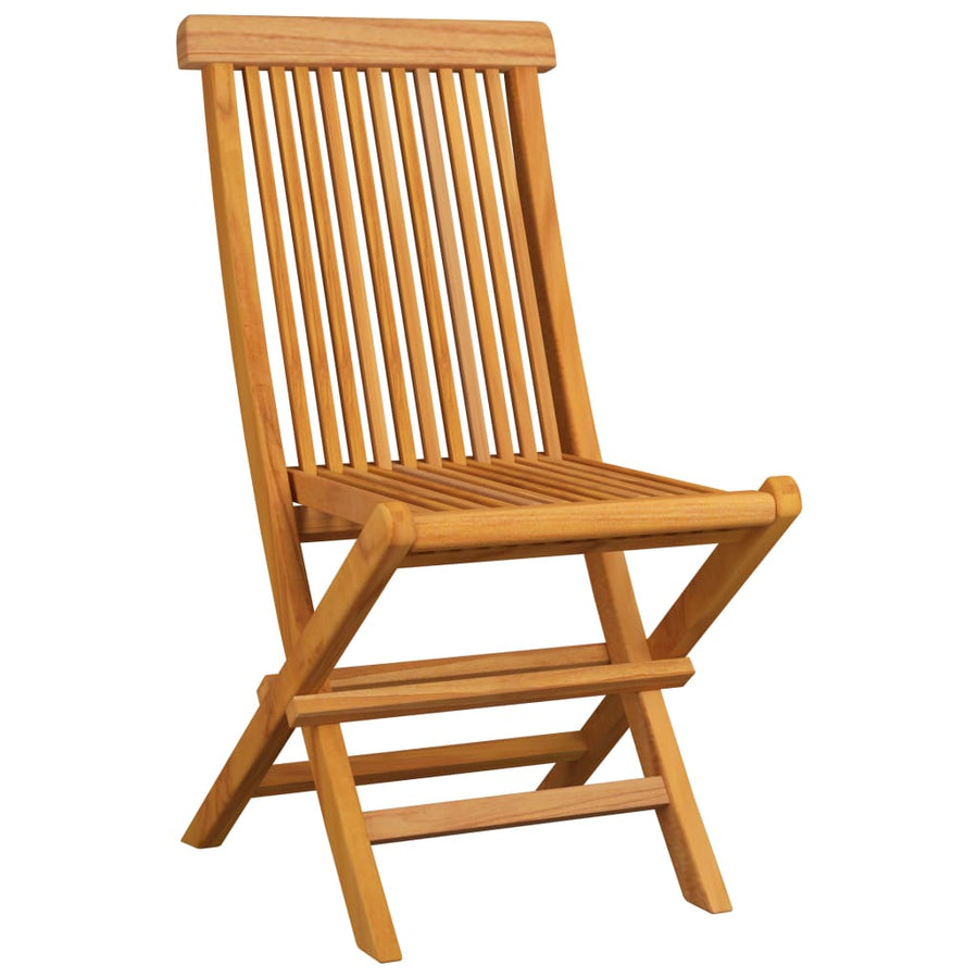 Tuinstoelen Met Witte Kussens Massief Teakhout 4 Crème