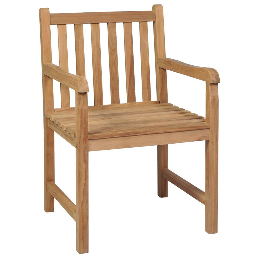 Tuinstoelen Met E Kussens Massief Teakhout 2 Groen