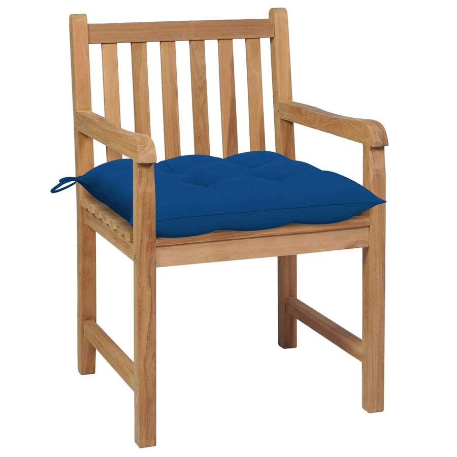 Tuinstoelen Met E Kussens Massief Teakhout 2