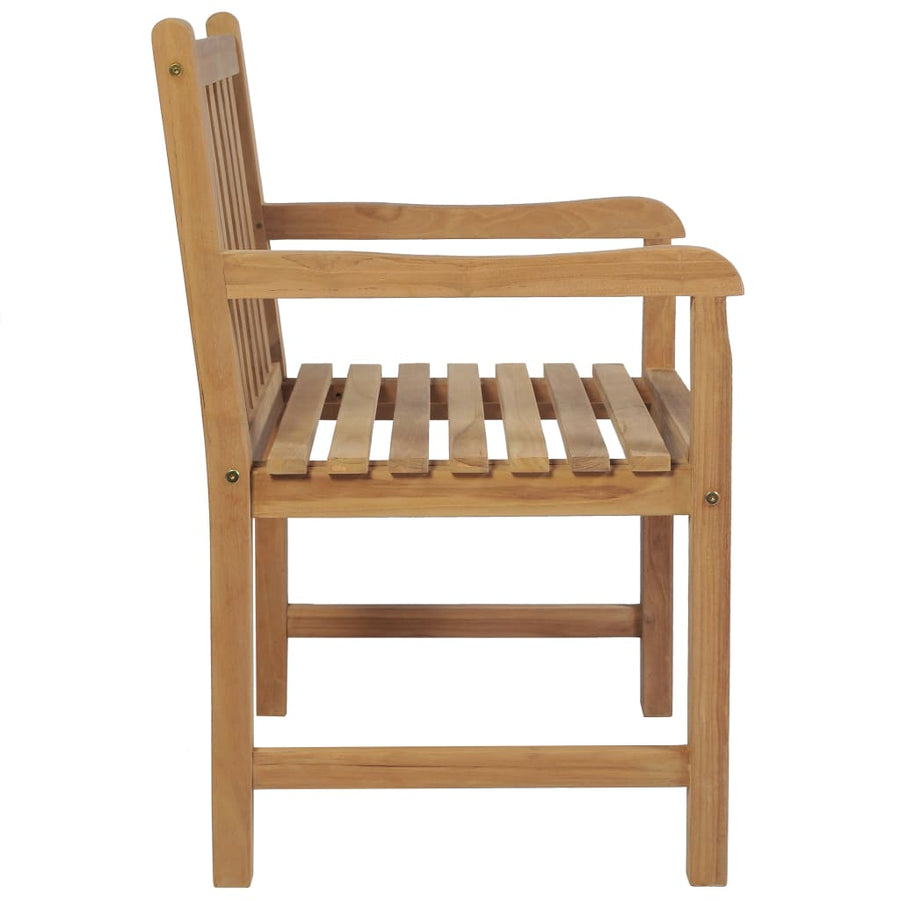 Tuinstoelen Met E Kussens Massief Teakhout 2