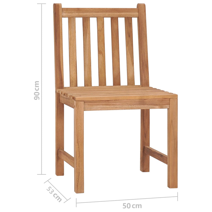 Tuinstoelen 2 St Met Kussens Massief Teakhout Grijs ruitpatroon