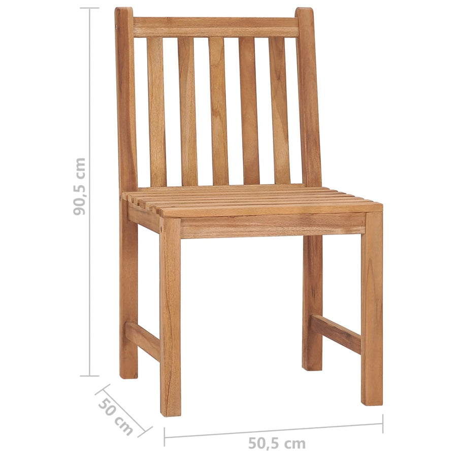 Tuinstoelen Met Kussens Massief Teakhout 1 2 Taupe
