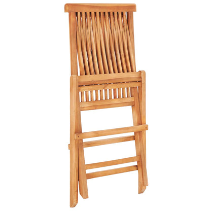 Bistroset Met Rode Kussens Massief Teakhout Rood