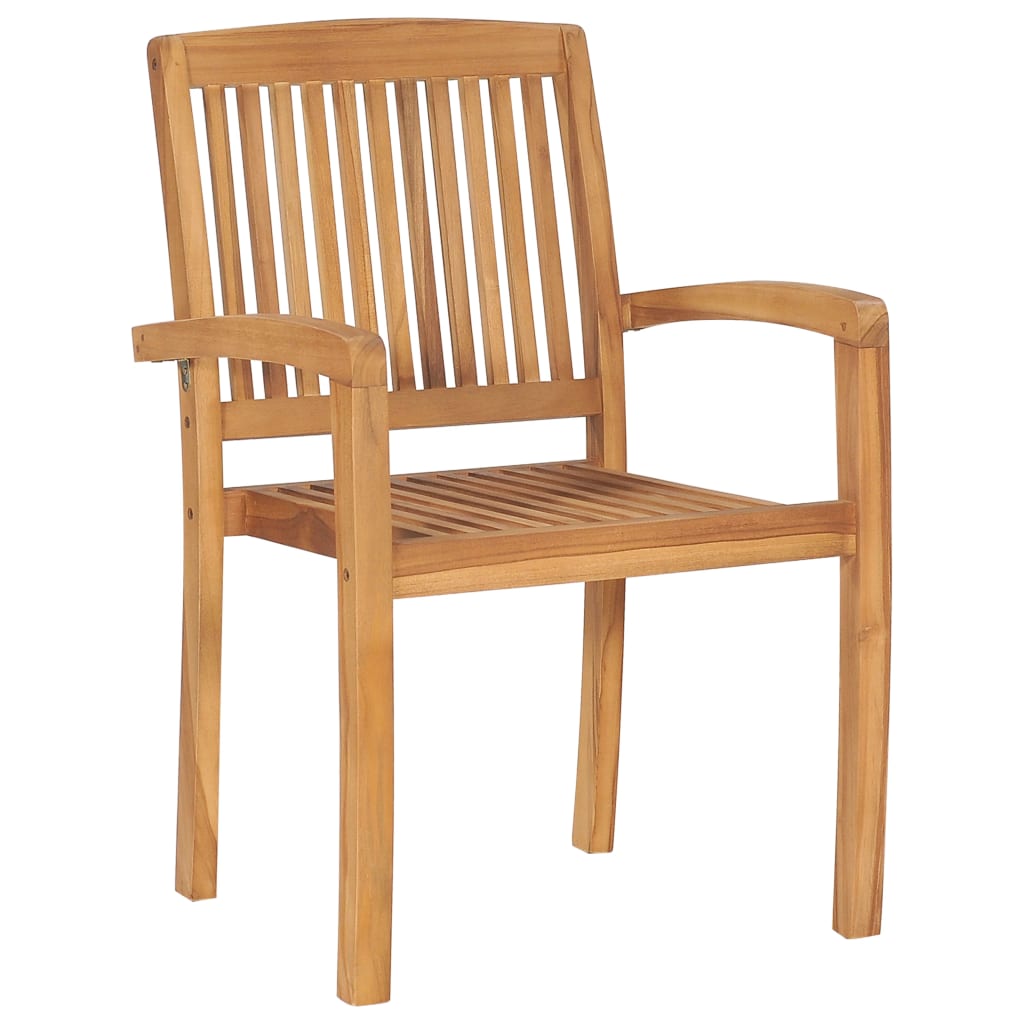 Tuinstoelen Met E Kussens Massief Teakhout 2 Blauw